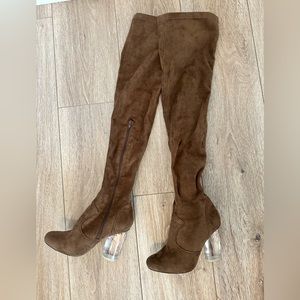 Jeffrey Campbell, size 6, over the knee boots